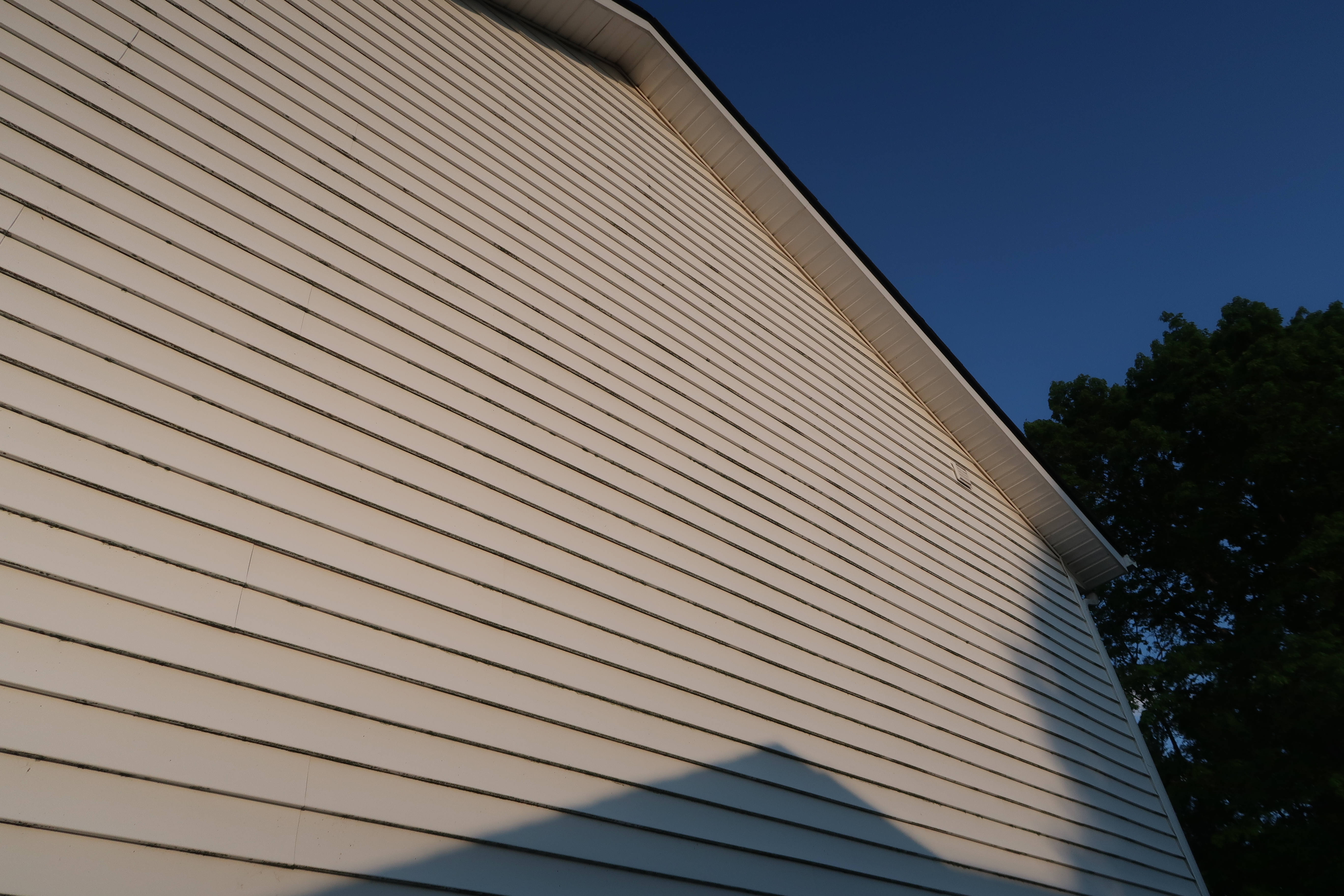 Exterior washing result
